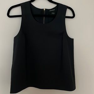 Club Monaco Black Tank Top with zippered back